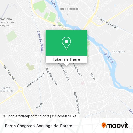 Mapa de Barrio Congreso