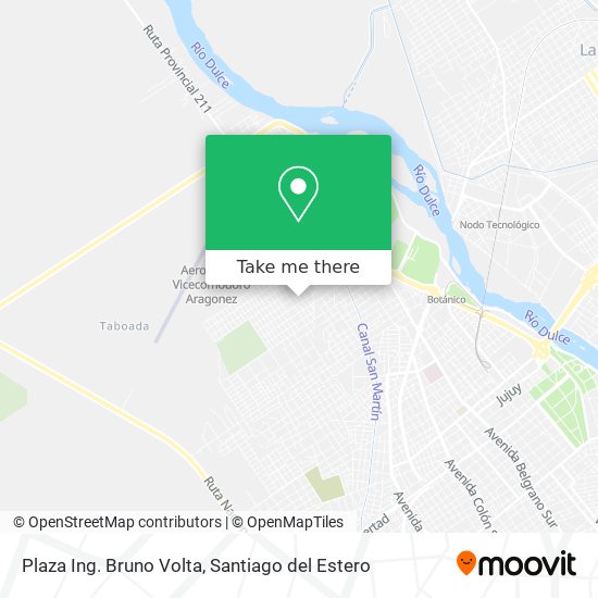 Mapa de Plaza Ing. Bruno Volta