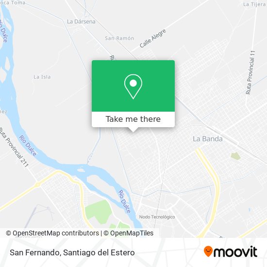 Mapa de San Fernando