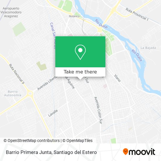 Barrio Primera Junta map