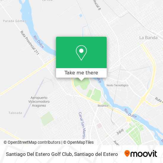 Mapa de Santiago Del Estero Golf Club
