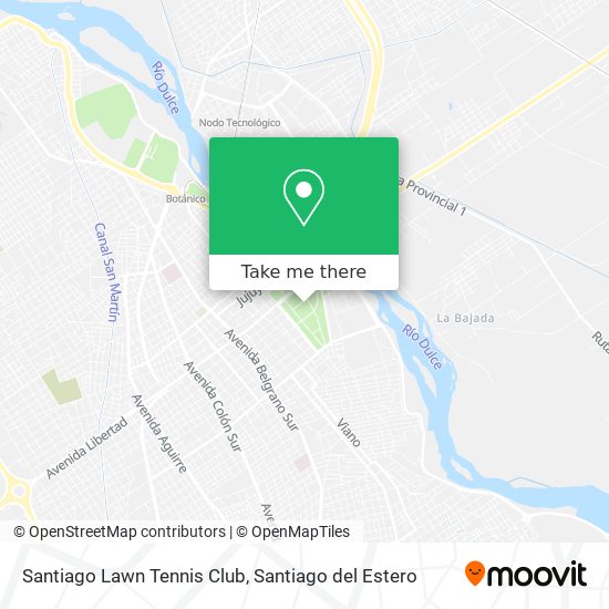Santiago Lawn Tennis Club map