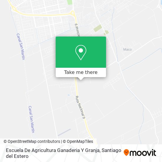 Mapa de Escuela De Agricultura Ganaderia Y Granja
