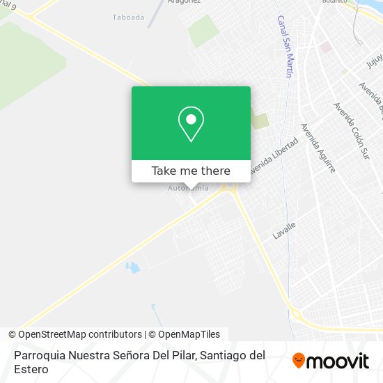 Mapa de Parroquia Nuestra Señora Del Pilar