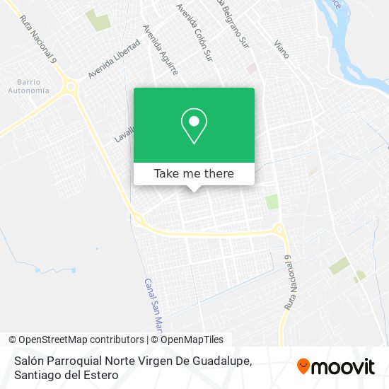 Salón Parroquial Norte Virgen De Guadalupe map