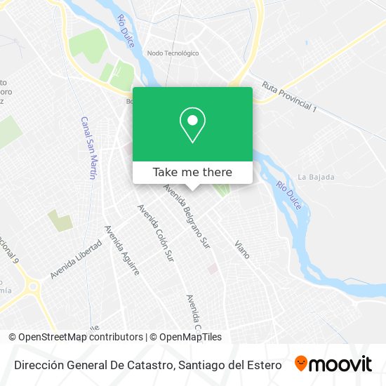 Dirección General De Catastro map