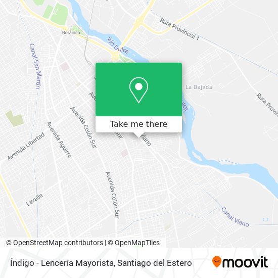 Índigo - Lencería Mayorista map