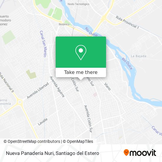 Nueva Panadería Nuri map