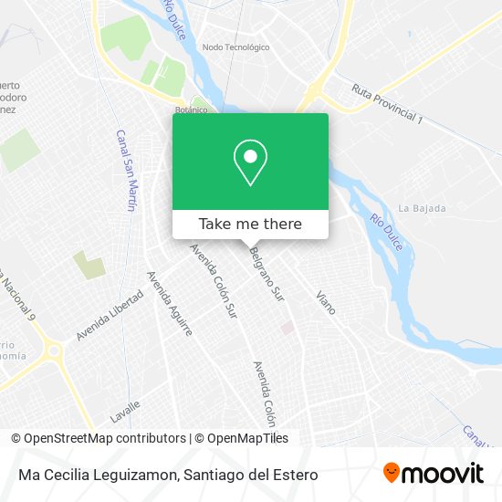 Ma Cecilia Leguizamon map