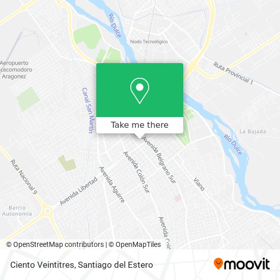 Ciento Veintitres map