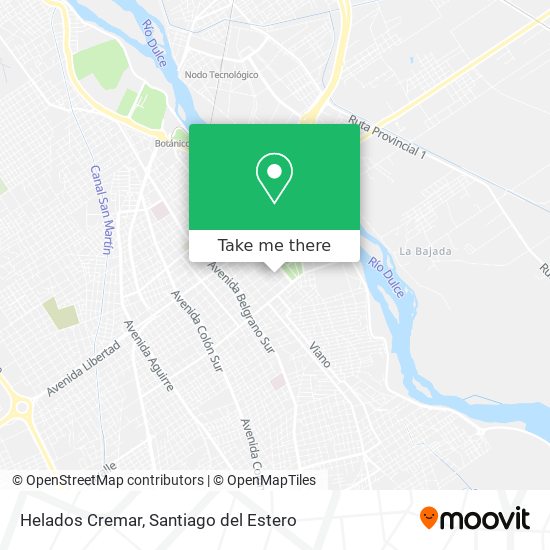 Mapa de Helados Cremar