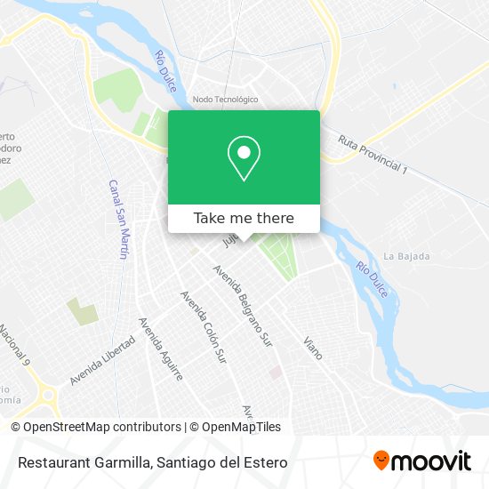 Mapa de Restaurant Garmilla