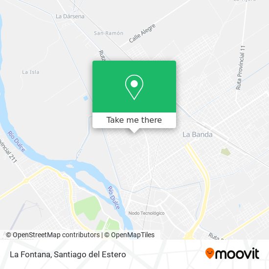 La Fontana map