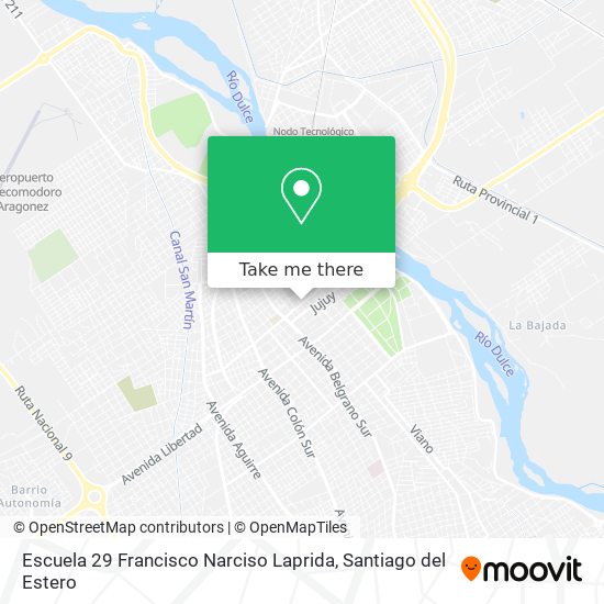 Escuela 29 Francisco Narciso Laprida map