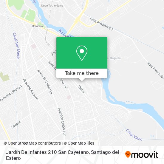Jardín De Infantes 210 San Cayetano map