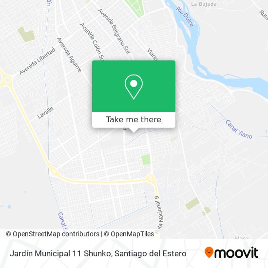 Jardín Municipal 11 Shunko map