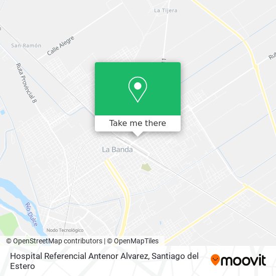 Mapa de Hospital Referencial Antenor Alvarez