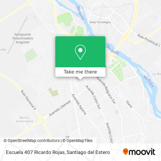 Escuela 407 Ricardo Rojas map