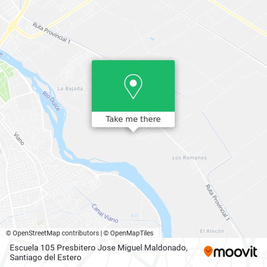 Escuela 105 Presbitero Jose Miguel Maldonado map