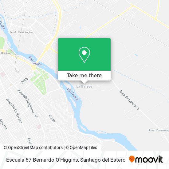 Mapa de Escuela 67 Bernardo O'Higgins