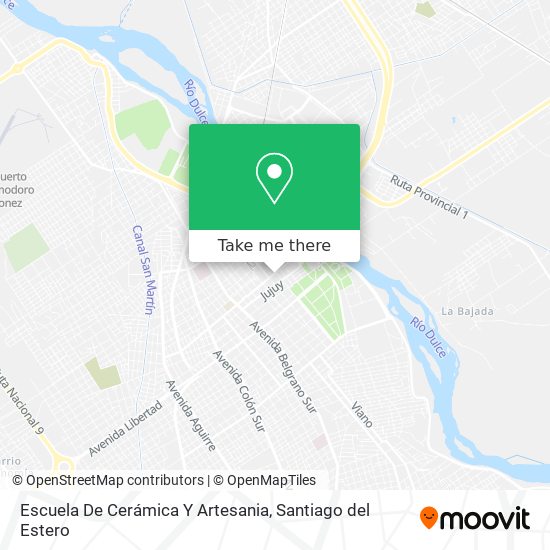Escuela De Cerámica Y Artesania map