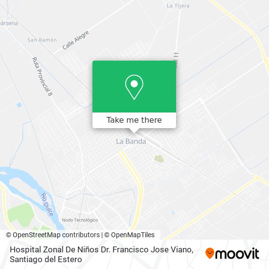 Hospital Zonal De Niños Dr. Francisco Jose Viano map