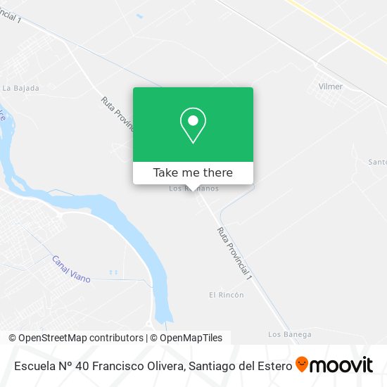 Mapa de Escuela Nº 40 Francisco Olivera
