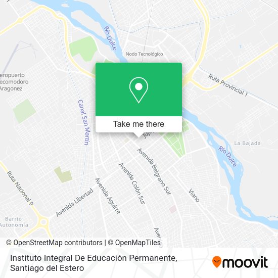 Instituto Integral De Educación Permanente map