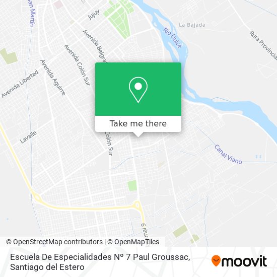 Escuela De Especialidades Nº 7 Paul Groussac map