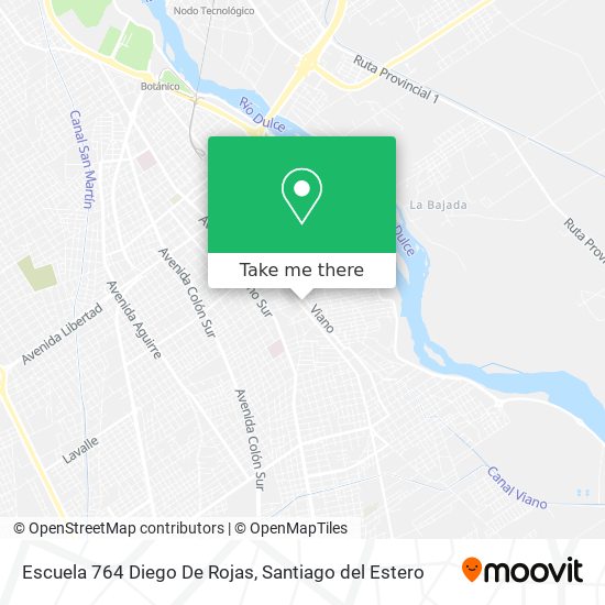 Escuela 764 Diego De Rojas map