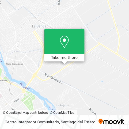 Mapa de Centro Integrador Comunitario