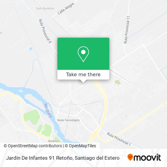 Jardín De Infantes 91 Retoño map