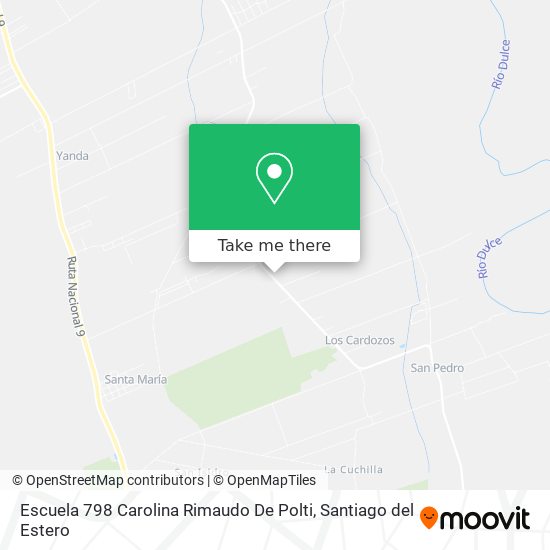 Escuela 798 Carolina Rimaudo De Polti map