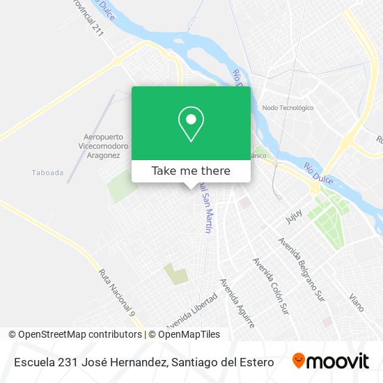 Escuela 231 José Hernandez map