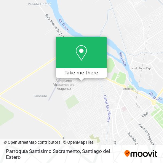 Mapa de Parroquía Santisimo Sacramento