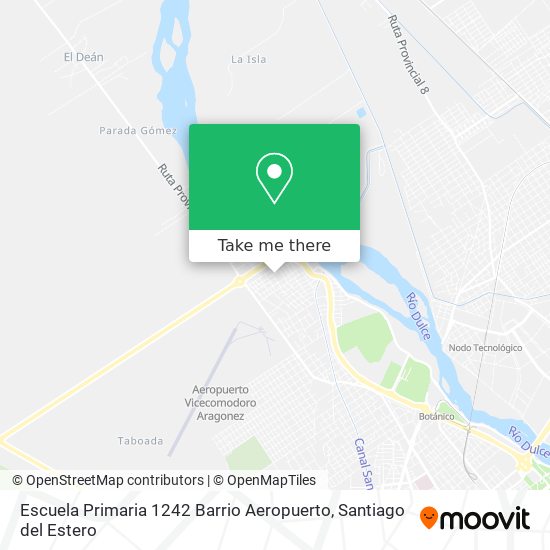 Mapa de Escuela Primaria 1242 Barrio Aeropuerto