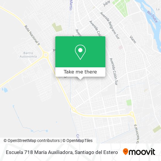 Escuela 718 María Auxiliadora map