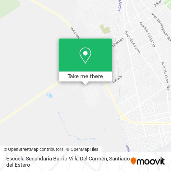 Escuela Secundaria Barrio Villa Del Carmen map