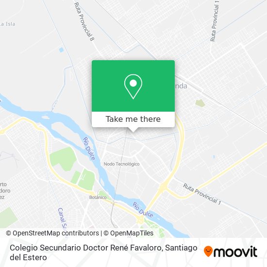Colegio Secundario Doctor René Favaloro map