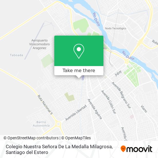 Colegio Nuestra Señora De La Medalla Milagrosa map