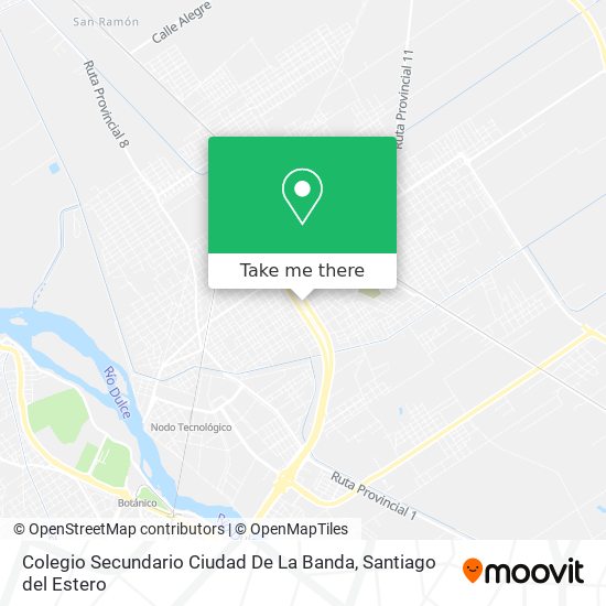 Colegio Secundario Ciudad De La Banda map