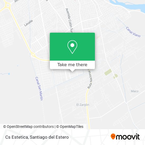 Cs Estetica map