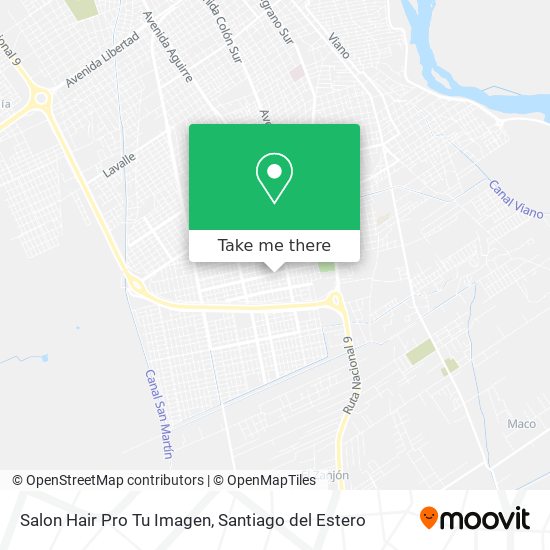 Salon Hair Pro Tu Imagen map