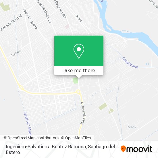 Ingeniero-Salvatierra Beatriz Ramona map