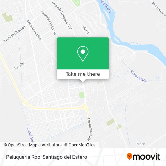 Peluqueria Roo map