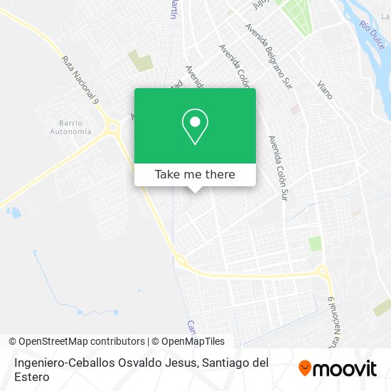 Ingeniero-Ceballos Osvaldo Jesus map