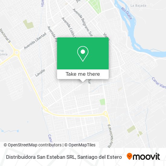 Mapa de Distribuidora San Esteban SRL