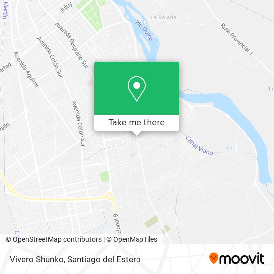 Mapa de Vivero Shunko