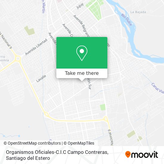 Organismos Oficiales-C.I.C Campo Contreras map