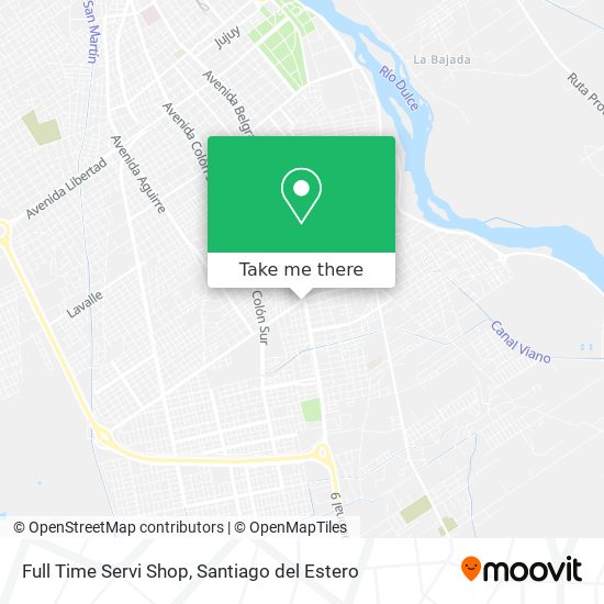 Full Time Servi Shop map